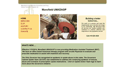 Desktop Screenshot of mansfieldumadaop.com